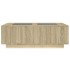 Mesa de centro con Infinity LED roble Sonoma 116x69x40