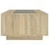 Mesa de centro con Infinity LED roble Sonoma 116x69x40