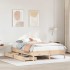 Estructura de cama sin colchón madera maciza de pino 120x190