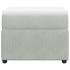 Cama box spring con colchón terciopelo gris claro 90x190
