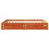 Estructura de cama con cajones madera pino marrón 120x190