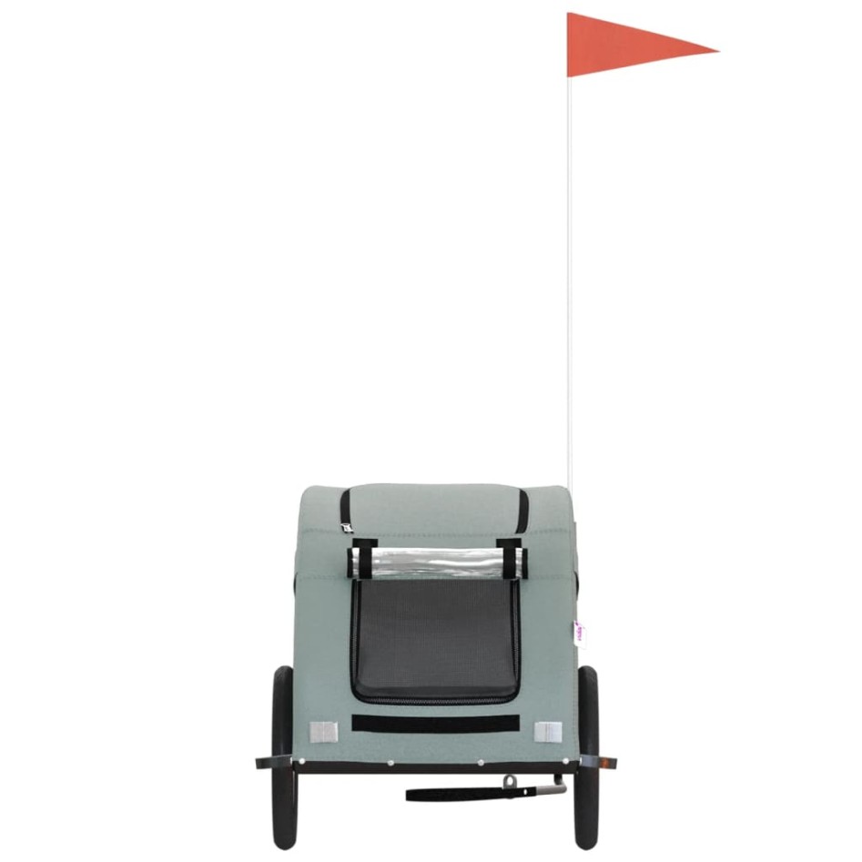 Remolque de bicicleta mascotas hierro tela Oxford