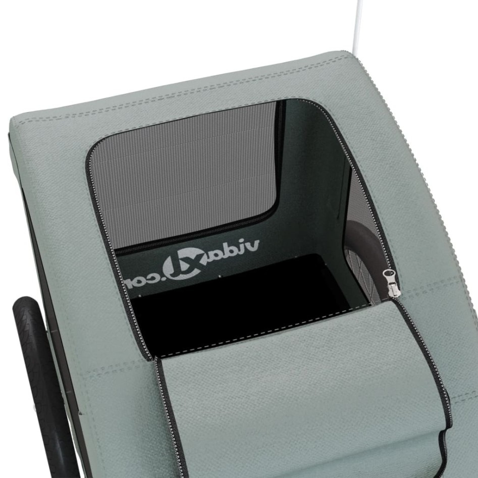 Remolque de bicicleta mascotas hierro tela Oxford