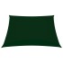 Toldo de vela cuadrado tela Oxford verde oscuro 6x6