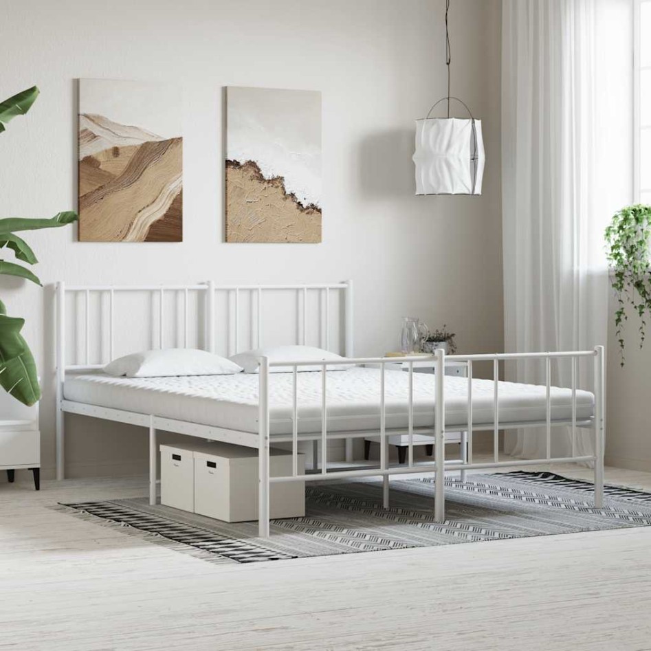 Colchón de espuma de 7 zonas dureza 20 ILD blanco 180x220