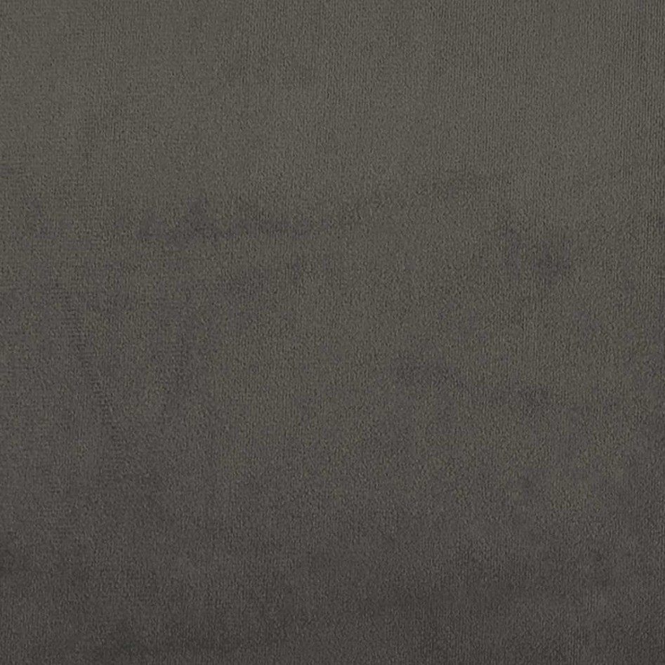 Colchón de muelles ensacados terciopelo gris oscuro