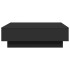 Mesa de centro madera contrachapada negro 90x90x28