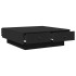 Mesa de centro madera contrachapada negro 90x90x28