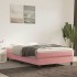 Colchón de muelles ensacados terciopelo rosa 120x220x20