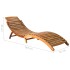 Tumbonas 2 uds madera maciza de