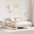 Estructura de cama sin colchón madera maciza de pino 120x190