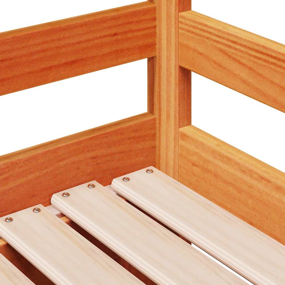 Sofá cama nido con cajones madera maciza de pino 90x190