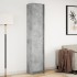 Aparador con LED madera ingeniería gris 41,5x32,5x200