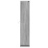 Aparador con LED madera ingeniería gris Sonoma 41,5x32,5x200