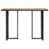 Mesa de comedor madera maciza de mango 110x55x75,5