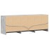 Mueble de TV LED madera ingeniería gris hormigón 140x34x50