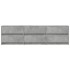 Mueble de TV LED madera ingeniería gris hormigón 180x34x50