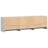 Mueble de TV LED madera ingeniería gris hormigón 180x34x50