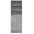 Aparador con LED madera ingeniería gris hormigón 69x32,5x200