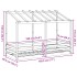 Cama infantil con techo madera maciza pino 75x190