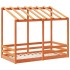 Cama infantil con techo madera maciza pino marrón 80x160