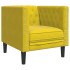 Sillón Chesterfield de terciopelo