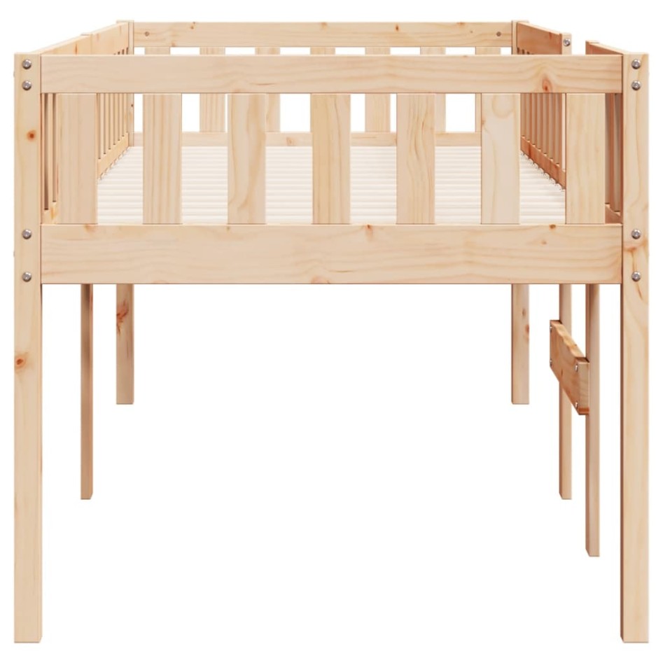 Cama para niños sin colchón madera maciza de pino 90x190