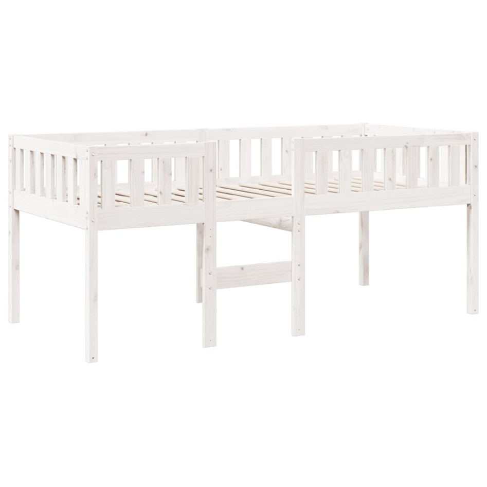 Cama para niños sin colchón madera maciza pino blanca 80x200