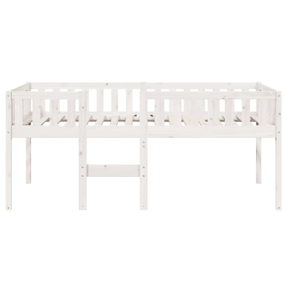 Cama para niños sin colchón madera maciza pino blanca 80x200