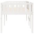 Cama para niños sin colchón madera maciza pino blanca 80x200