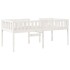 Cama para niños sin colchón madera maciza pino blanca 80x200