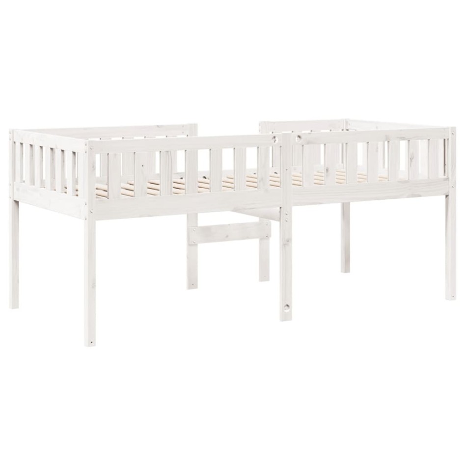 Cama para niños sin colchón madera maciza pino blanca 80x200