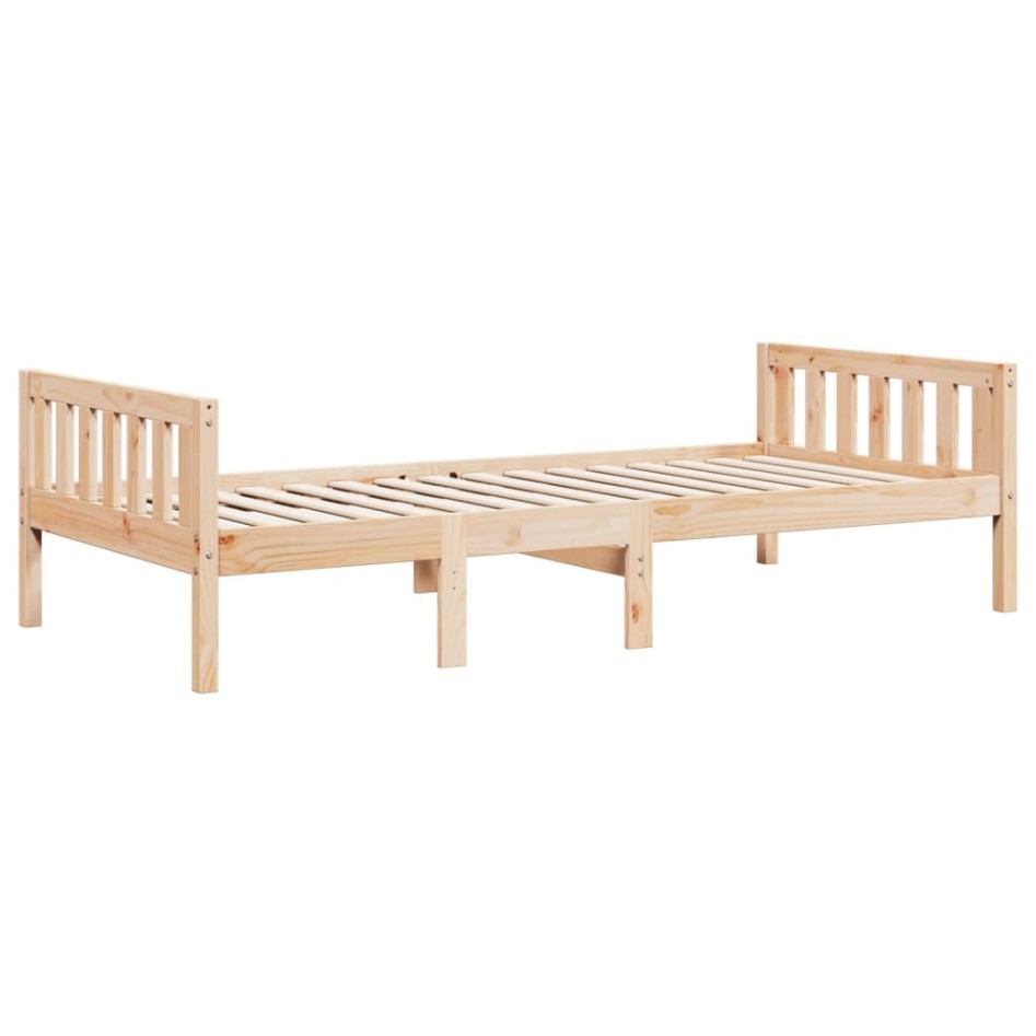 Cama para niños sin colchón madera maciza de pino 90x190