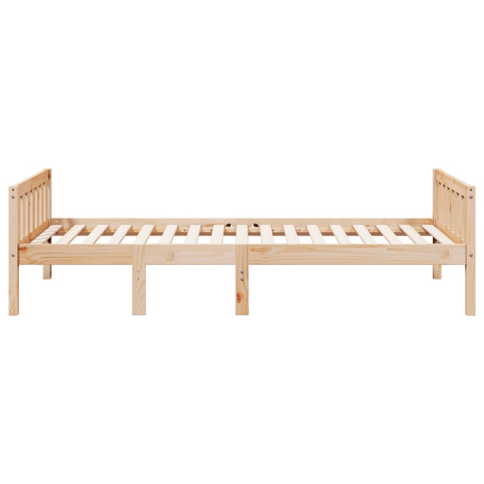 Cama para niños sin colchón madera maciza de pino 90x190