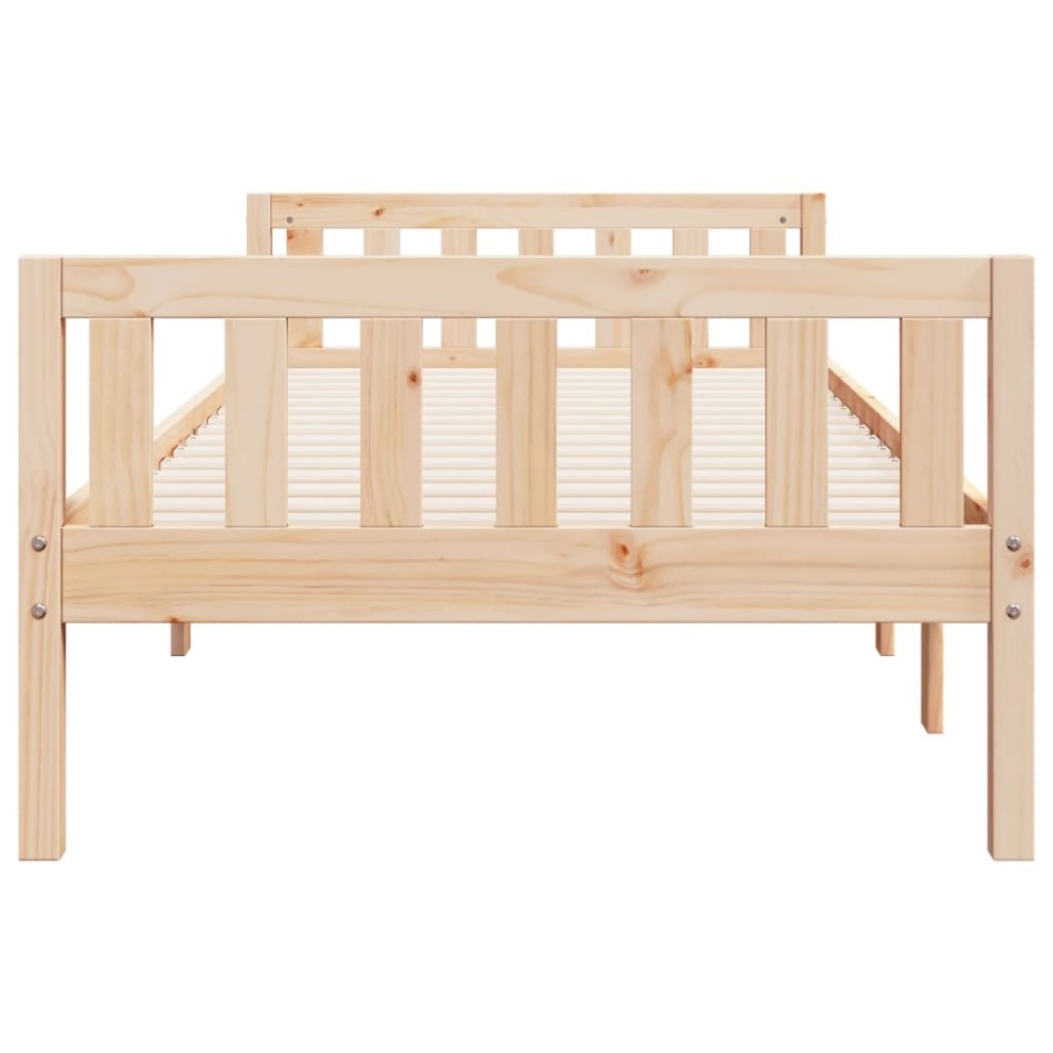 Cama para niños sin colchón madera maciza de pino 90x190