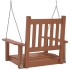 Silla columpio jardín con cadenas de metal madera abeto