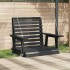 Silla columpio jardín con cadenas de metal madera abeto