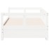 Sofá cama sin colchón madera maciza de pino blanco 80x200