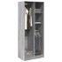 Armario de madera de ingeniería gris Sonoma 80x50x200