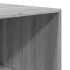 Armario de madera de ingeniería gris Sonoma 80x50x200