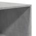 Armario de madera contrachapada gris hormigón 100x50x200