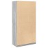 Armario de madera contrachapada gris Sonoma 100x50x200