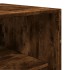 Armario madera de ingeniería color roble ahumado 80x50x200