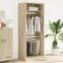 Armario de madera de ingeniería roble Sonoma 80x50x200