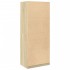 Armario de madera de ingeniería roble Sonoma 80x50x200