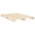Estructura de cama con cabecero madera maciza pino 140x200