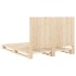 Estructura de cama con cabecero madera maciza pino 140x200