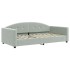 Sofá cama nido terciopelo gris claro 100x200
