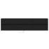 Mueble de TV de pared con LED negro 180x31x45