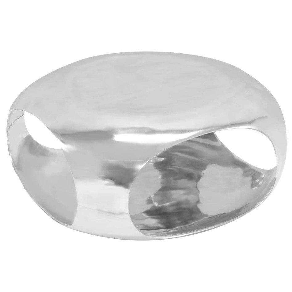 Mesa de centro de aluminio fundido 70x70x32 cm